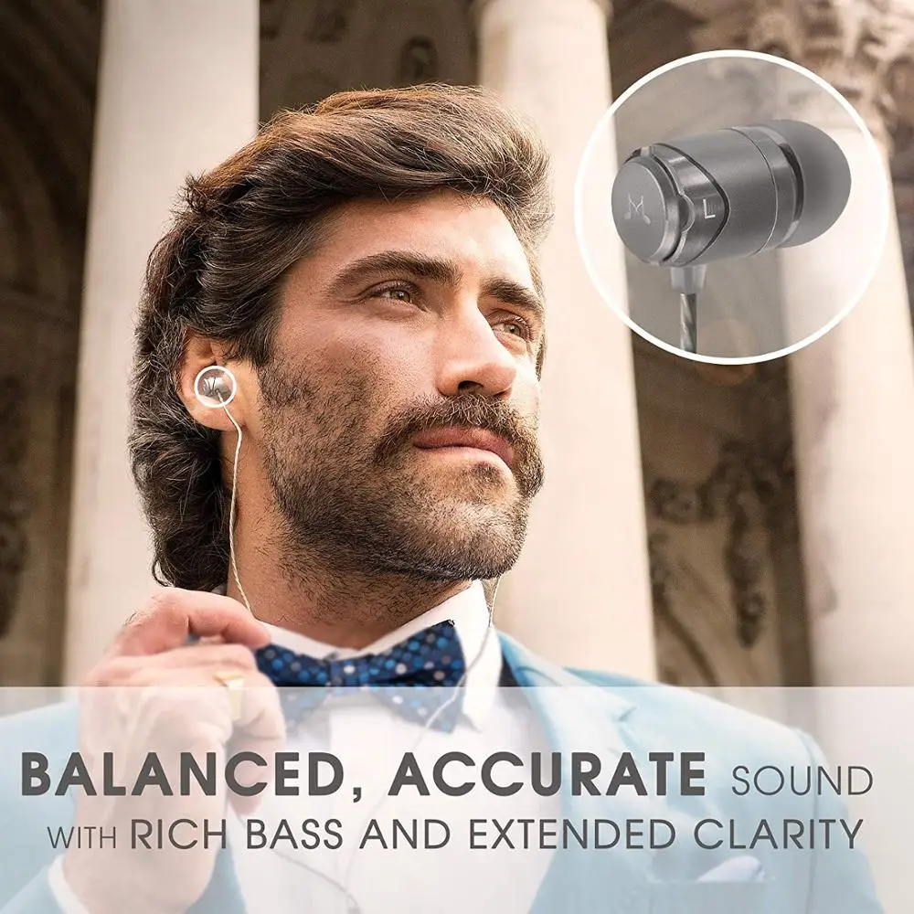 Проводные шумоизоляционные наушники вкладыши SoundMAGIC E11 мощные басовые Hi Fi