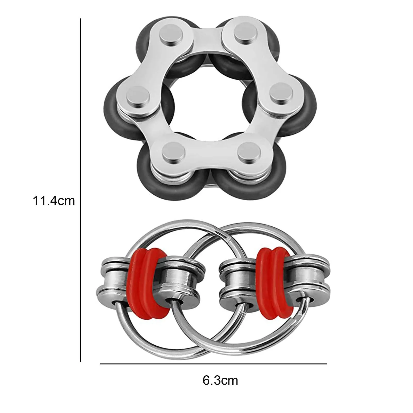 

Children Adult Durable silicone rings resistant parts Decompression Unlock Toys Relieves ADD/ADHD Stress anxiety Controller Toys