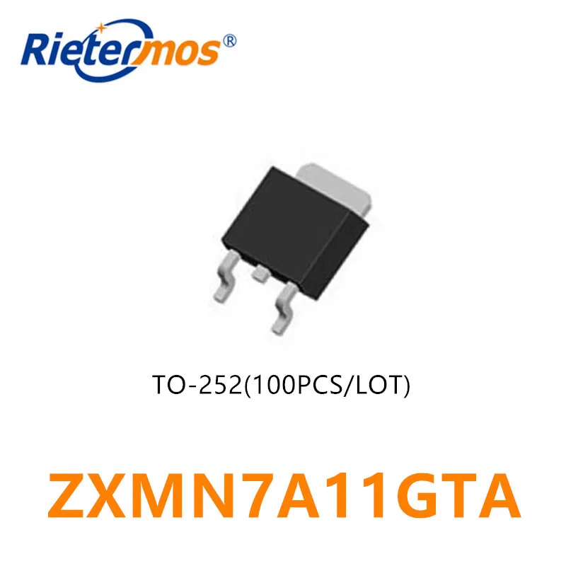 100 шт. N-CHANNEL 70В ZXMN7A11K ZXMN7A11 7A11K 7A11 TO252 высокое качество | Электроника