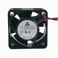 new original delta afb0424hd 4020 24v 0 11a 4cm 4cm two wire inverter cooling fan