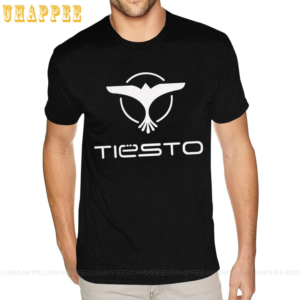 Дешевые пользовательские DJ Tiesto Футболки Мужские Пользовательские печати с