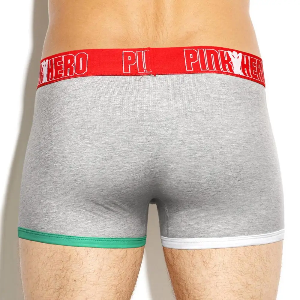 4 шт./лот Pink Hero мужские трусы модные штаны из хлопка нижнее белье для мужчин