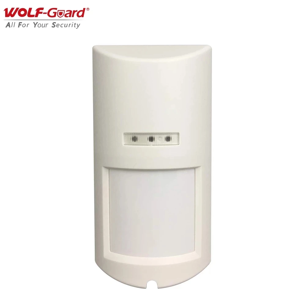 Беспроводной PIR датчик движения Wolf-Guard IP65 водонепроницаемый детектор для