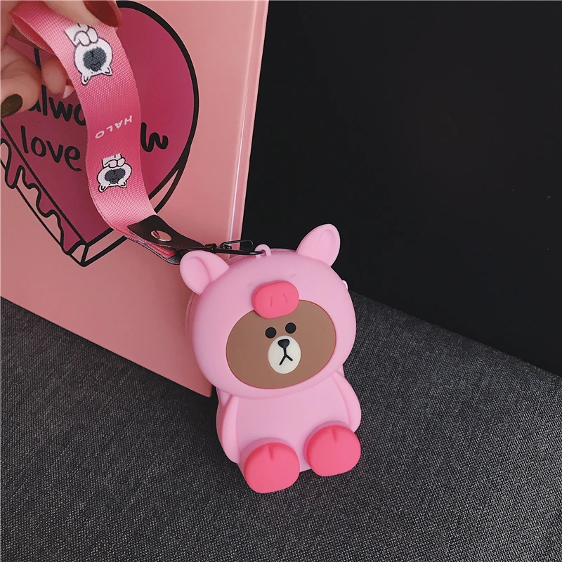 Модная Милая Мини Портативная сумка для наушников на молнии с sd-картой маленькая