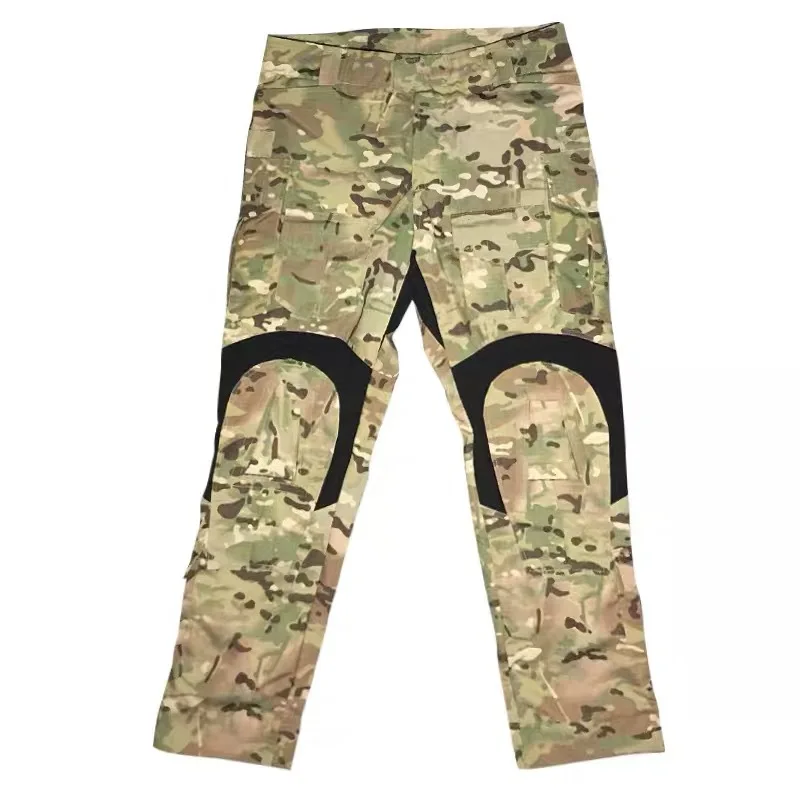 Мужские тактические армейские штаны Bdu G3 Bdu Military армейские штаны с накладками Мультикам MCBK синий охотничий камуфляж - Цвет: CP