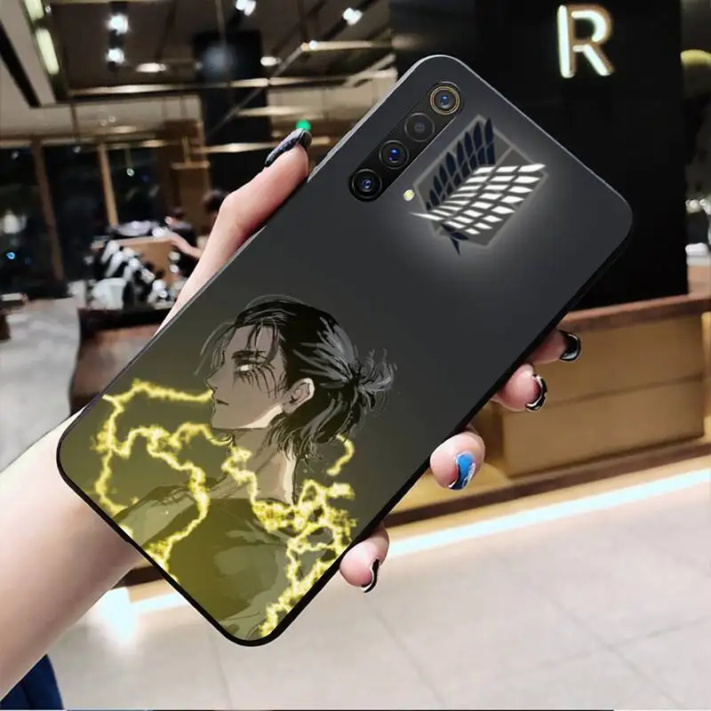 

Attack on Titan Eren Jaeger Phone Case For OPPO Realme 6 Pro C3 5 Pro C2 RENO2-Z A11X XT