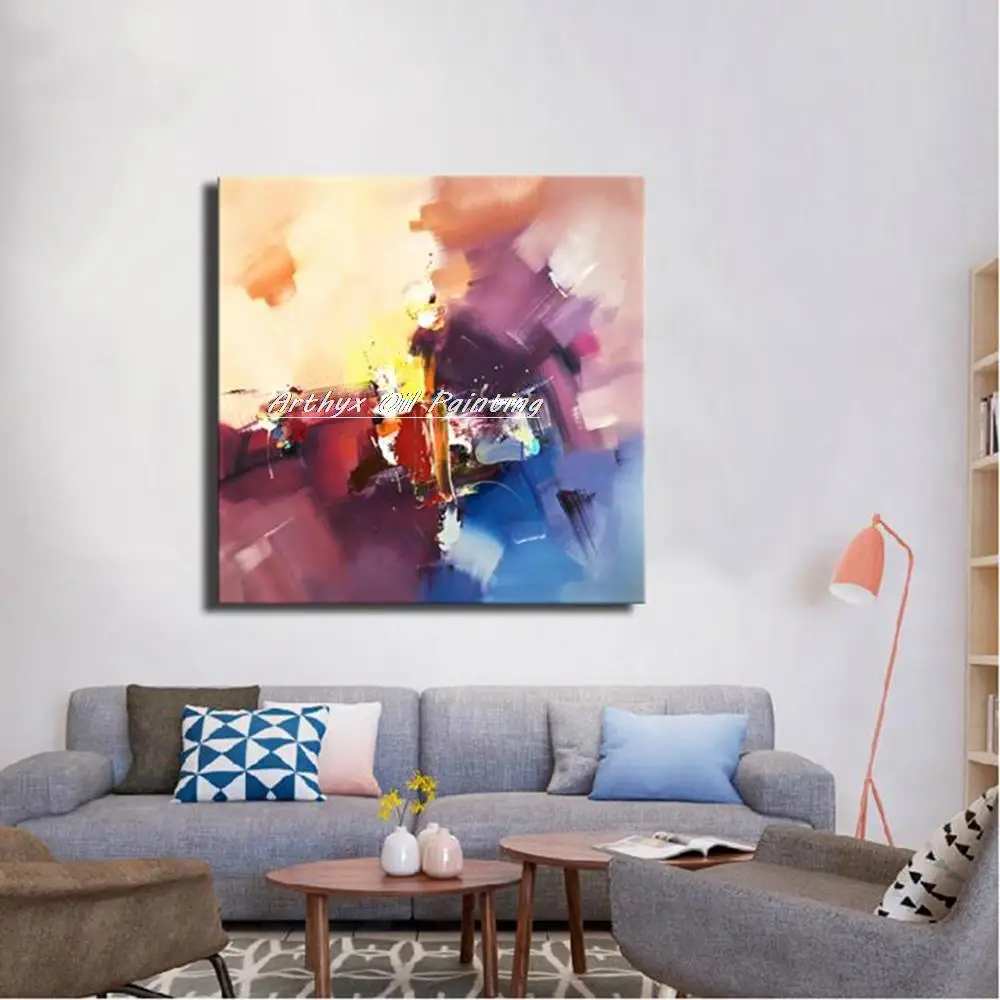 Arthyx Ручная роспись Современная абстрактная картина маслом на холсте большие Szie