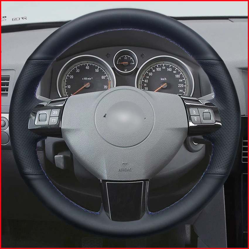 Сшитая вручную черная искусственная кожа для Opel Astra 2004 2005 Corsa 2009 зафра 2004|Чехлы на