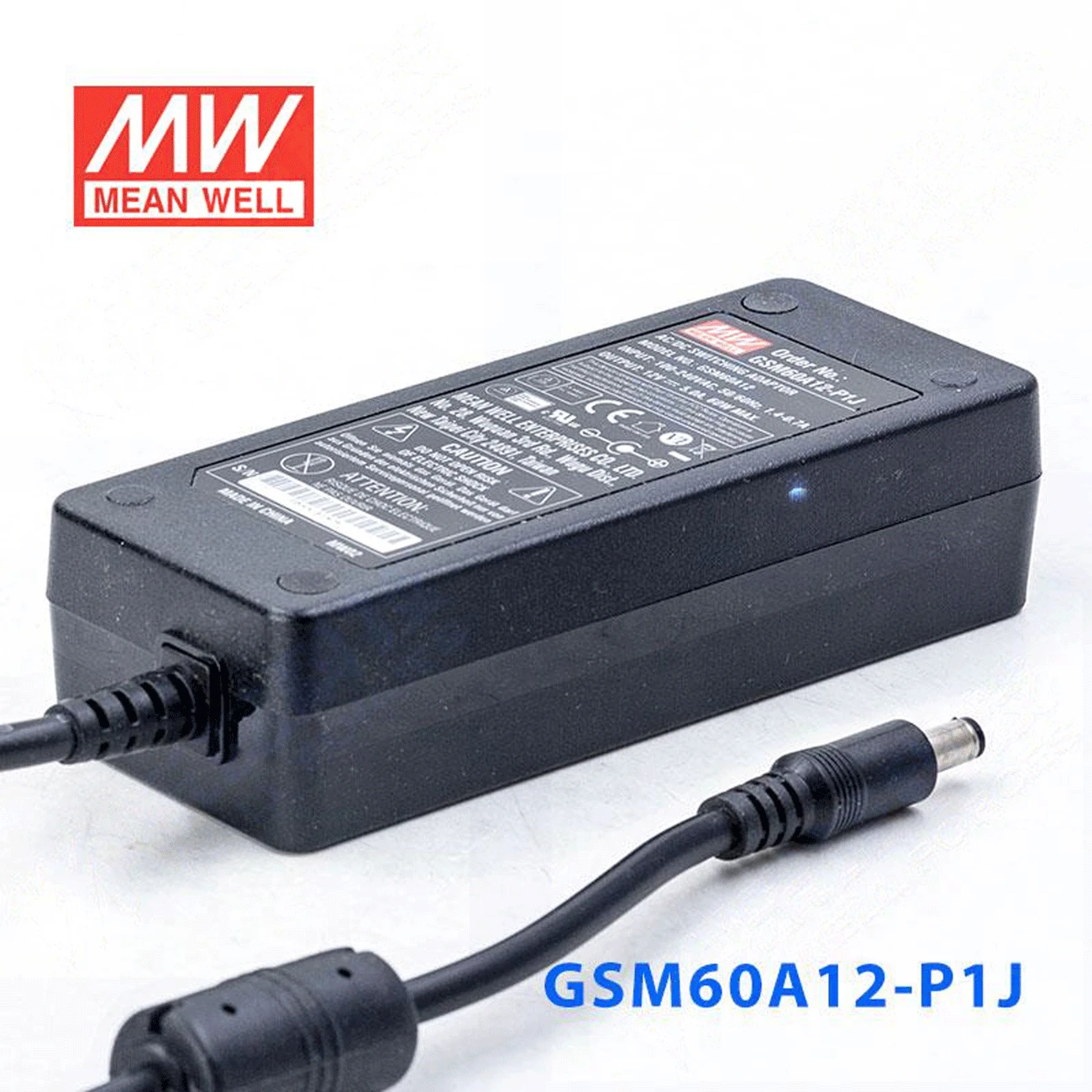 Бренд MEAN WELL представляет GSM60A12-P1J 12V 5A meanwell GSM60A 60W AC-DC Высокая надежность структура