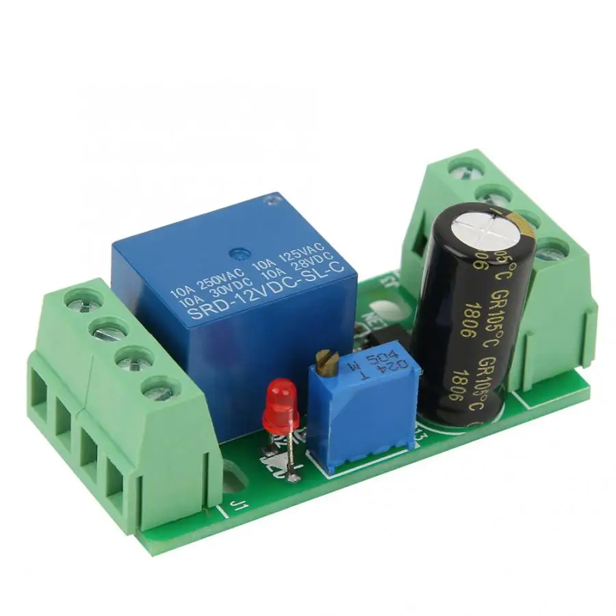 Модуль подключения переключателя задержки регулируемое реле времени с