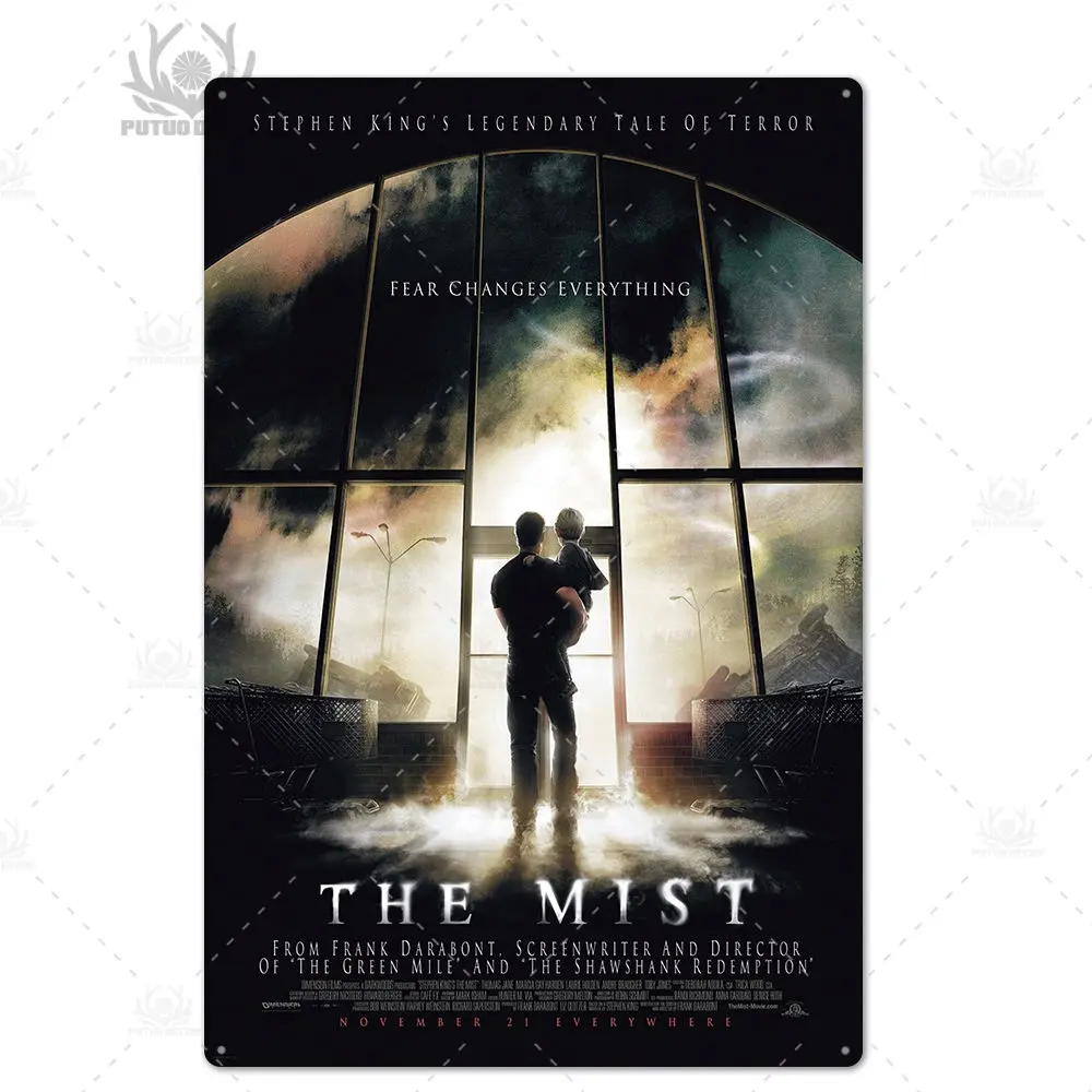 TH4181 Фильм ужасов металлический плакат доска Металл Винтаж фильм триллер металлический оловянный знак Настенный декор для бара паба клуба человек пещера - Цвет: TH4181