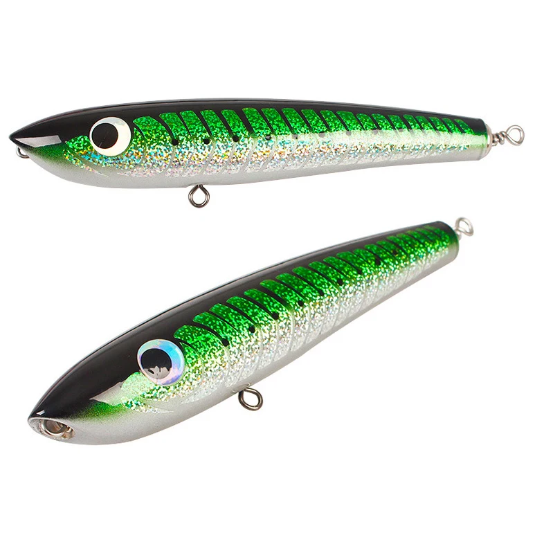 Древесина большой океан Поппер рыболовная приманка деревянная Верхняя вода