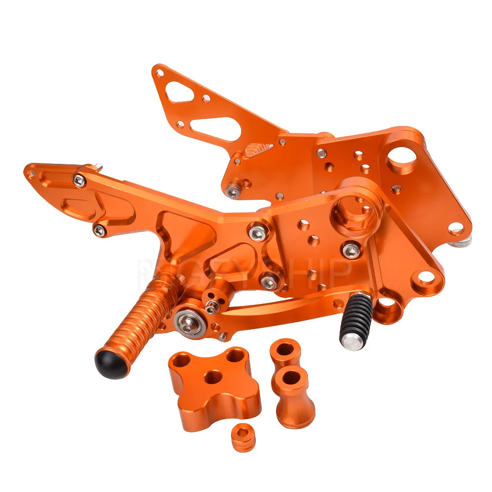 

Duke 390 Motorcycle For KTM Duke 390 Duke 200 Duke 125 2014 - 2019 RC 390 Foot Pegs CNC Adjustable Rearset Footrest Footpegs