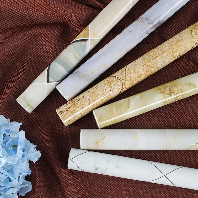 

Marble stickers kitchen Wall Stickers wallpaper Anti-oil paste Self-adhesive foil waterproof bathroom wall stickers