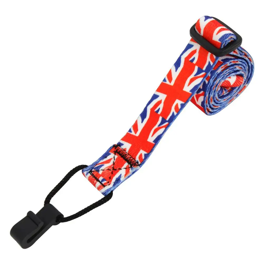 Регулируемый ремень для гитары с национальным флагом IRIN слинг крючком укулеле