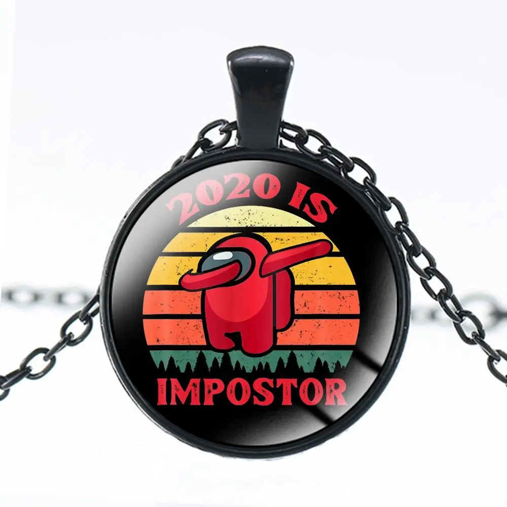 Лидер продаж ожерелье с фигуркой игровой FIMAODZ для женщин и мужчин стеклянный