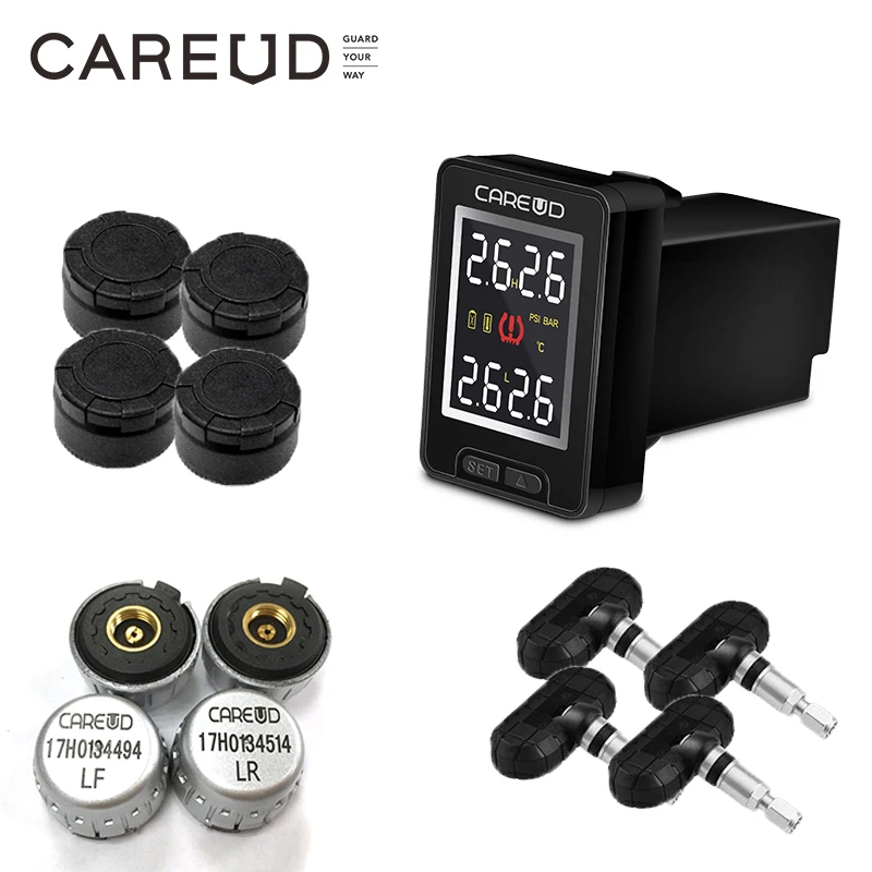 Беспроводная система контроля давления в шинах CAREUD TPMS для Honda/Toyota/Nissan/Mazda