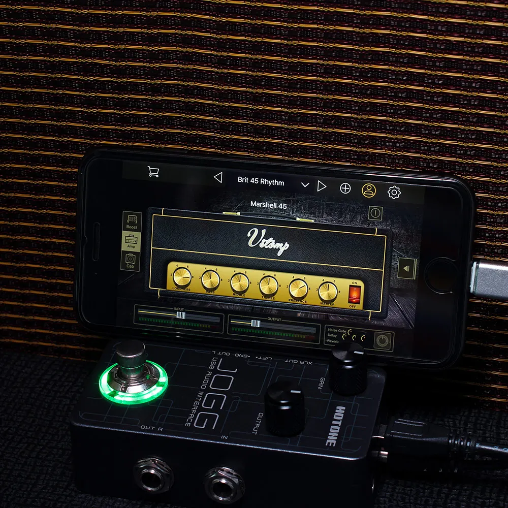

Hotone Jogg USB Audio Interface Pedal for Home Studio Support ASIO UA-10