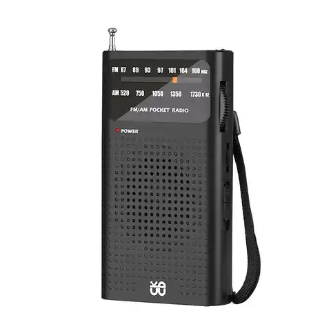 Портативное мини-радио AM/FM, двухдиапазонный стерео карманный радиоприемник для ходьбы, Походов, Кемпинга