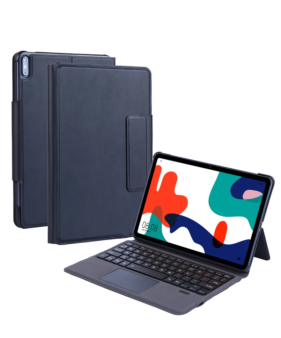 bluetooth wireless keyboard with flip case cover for huawei matepad 10 4 matepad pro 10 8 with touchpad trackpad for matepad 11 free global shipping