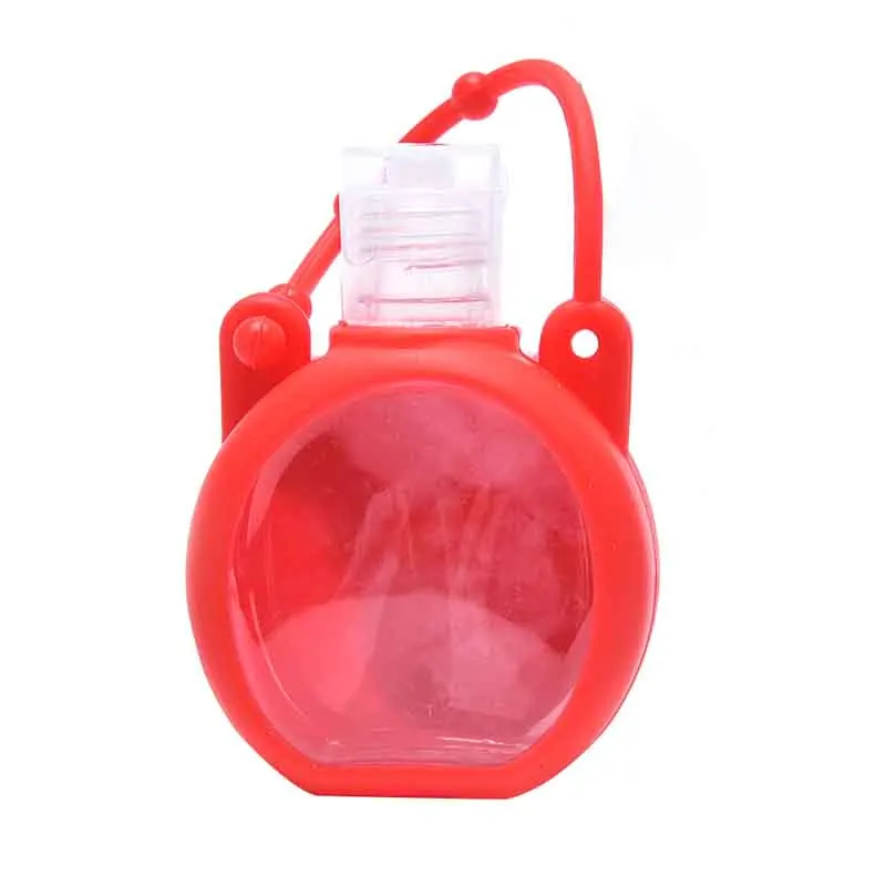 

10 Pcs Colourful 30ML Christmas Cartoon Bottle Cover With Bottle Silicone Gel Case For Hand Sanitizer