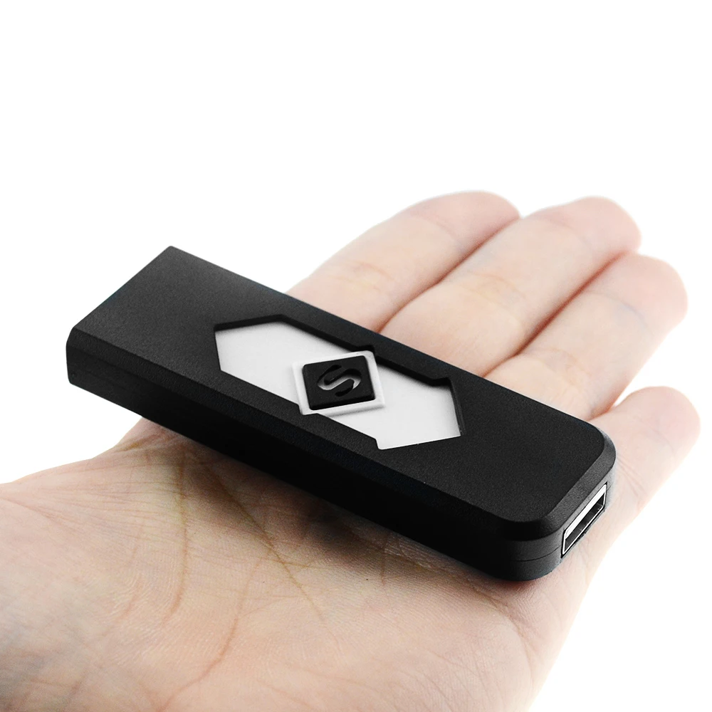1 шт. ветрозащитная приятный подарок Бездымная USB зажигалка для электронных