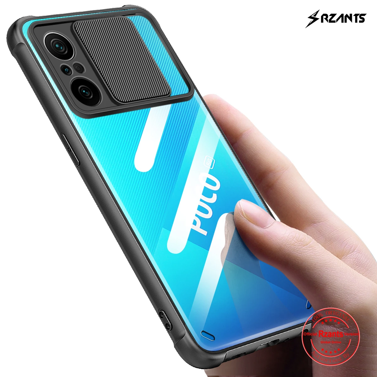 

Rzants For Xiaomi POCO F3 Xiaomi Redmi K40 Pro Xiaomi MI 11i Case [Lens Protection] Camera Slim Clear Cover Soft Phone Casing