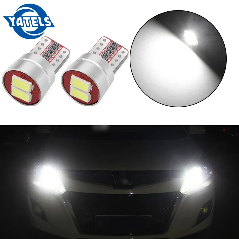 2X T10 Canbus неполярный 120MA 2 SMD 5630 Светодиодный 2SMD супер яркий Стайлинг автомобиля