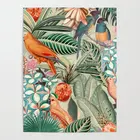 Модульная Картина на холсте, с милыми птицами, цветами, для домашнего декора, с принтом ветвей, плакат, современные настенные картины для гостиной, без рамки