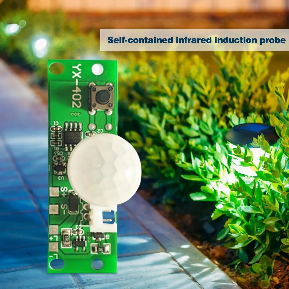 Автоматическая плата с солнечной зарядкой 3 7 в Ночной светильник зонд