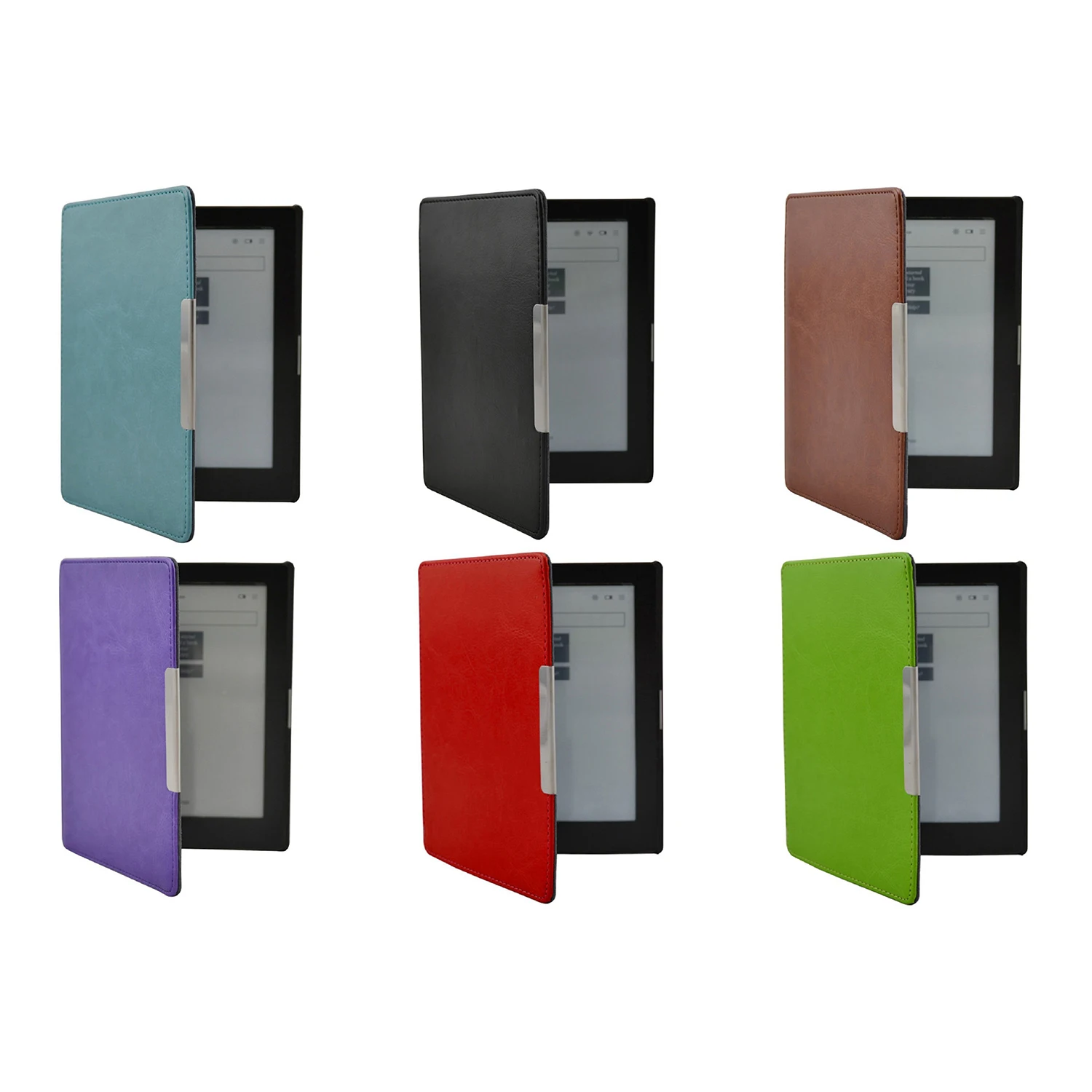 

Case for kobo aura(non HD)6.0 inch eReader Magnetic PU Leather Smart Case Shell and Cover (Black)