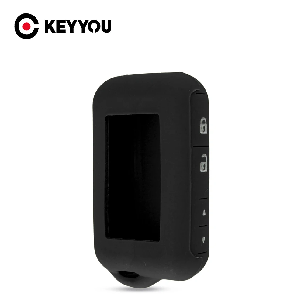Силиконовый чехол для ключей от машины KEYYOU двухсторонней автомобильной