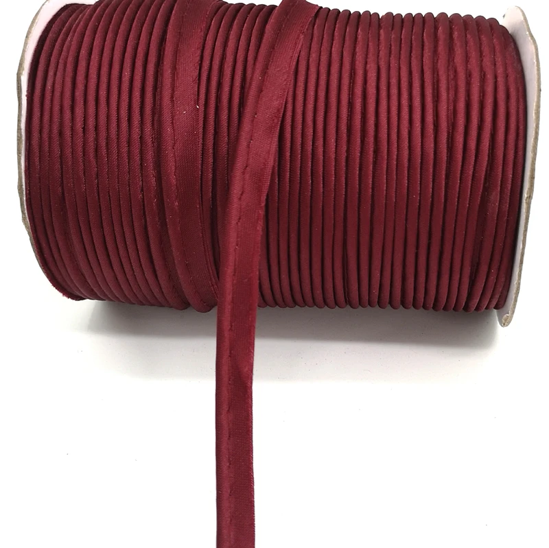 Wine Red 5 ярдов край швейная лента шнур веревка для простыней диван шторы шляпы одежда различные ткани шитье DIY - Цвет: Wine Red