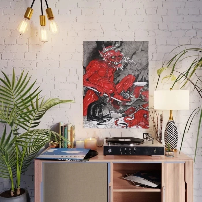 

Hd Prints Canvas Painting Pictures Home Decoration Tobari Oni Wall Art Modular Anime Role Poster Modern For Living Room Bedroom