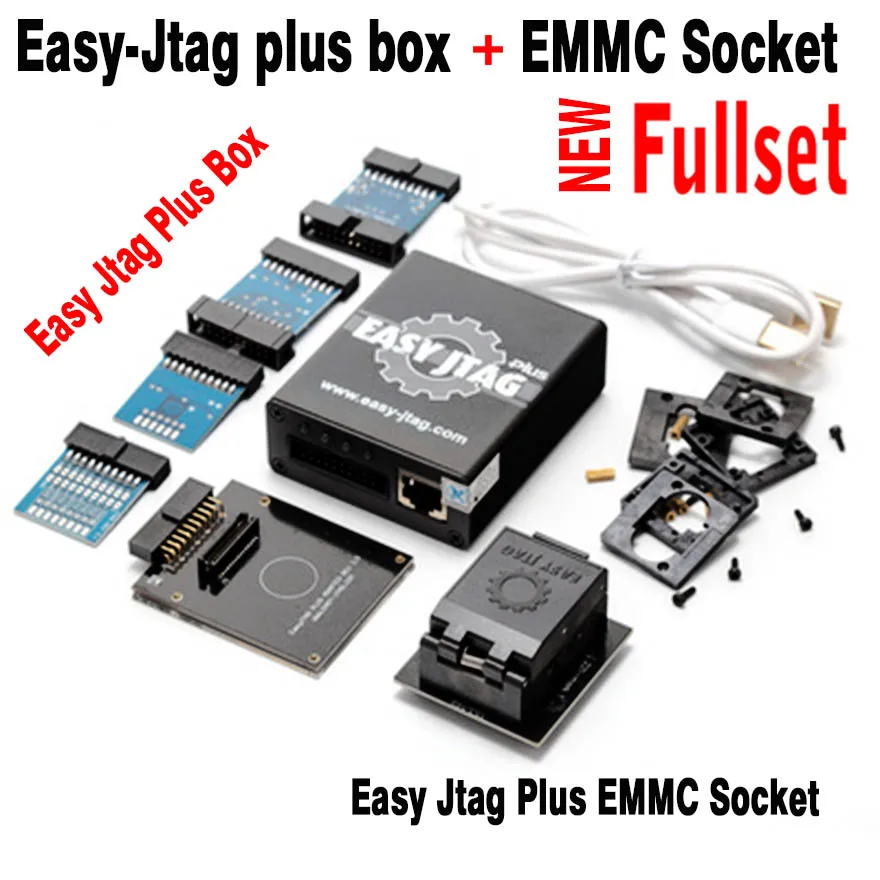 Блок Easy Jtag plus 2020 с EMMC разъемом для HTC/ Huawei/LG/ Motorola /Samsung /SONY/ZTE|Детали устройств связи|