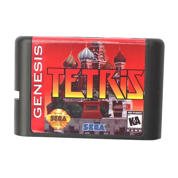 Tetris 16 bit MD игровая карта для Sega Mega Drive Genesis | Электроника