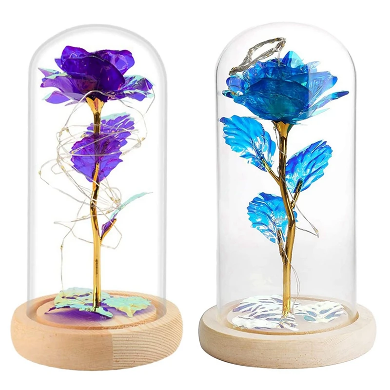 

2 шт., светодиодные лампы в виде цветка розы