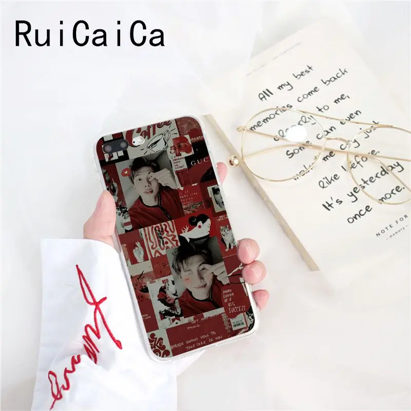 Ruicaica KPOP Jin SUGA j-hope RM Jimin V JungKook чехол для телефона для iPhone X XS MAX 6 6s 7 7plus 8 8Plus 5 5S SE XR 10