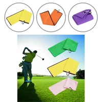 fadeless tear resistant breathable folded clubs balls hand cleaning towels golf club cleaner for golf training