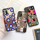 Прозрачный чехол от сглаза для Samsung A52 A52S 5G A32 A51, чехол для Galaxy A53 A71 A12 A72 A50 A70 A21S A13 A31 A73 A20S A22 A11 A10s, чехол