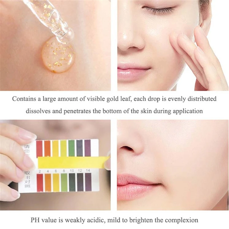 Эссенция для макияжа 24k Gold увлажняющий крем пор сыворотка масло матовый