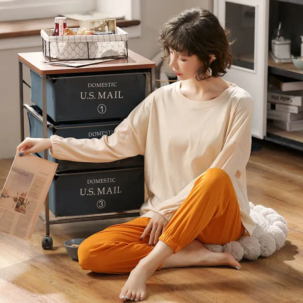 2021 Spring Autumn New Products Lovely Japanese Short Sleeve  Pajamas Women's Home Wear 2Pcs Set Female Sleepwear Nightwear