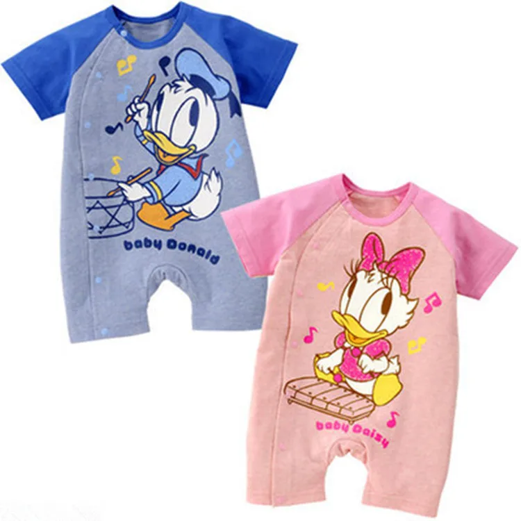 Disney летний детский комбинезон для маленьких девочек одежда детей с Микки-Маусом