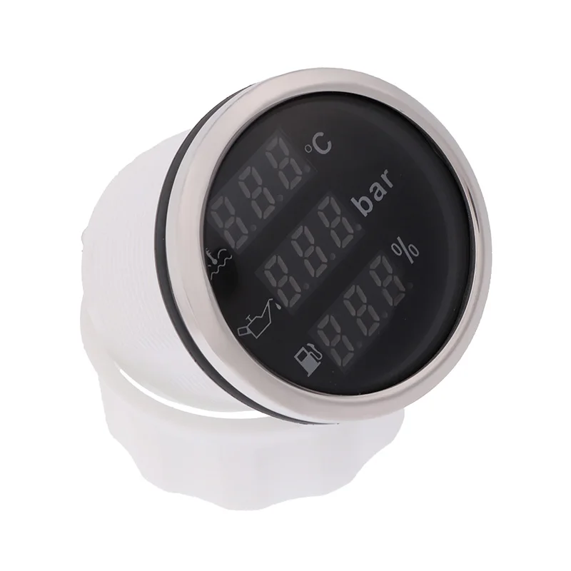 Цифровой манометр измеритель температуры воды и уровня Цельсия для масляного