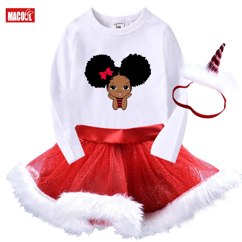 

New Year Girls Knitted Dress+t shirt 2pc Clothes Kids Dress for Little Girl Princess Cotton Warm Christmas Dresses Sets Girls