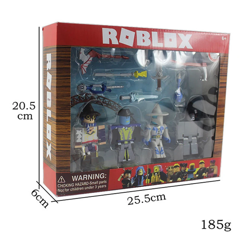 Набор из серии ROBLOX Master of Magic куклы ПВХ 7 см в комплекте 4 + аксессуары игрушки для