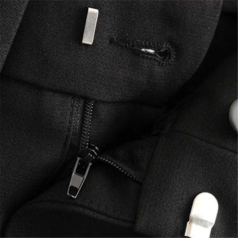 

Office Lady Black Suit Pants with Belt Women High Waist Solid Long Trousers Fashion Pockets Pants Trousers Pantalones