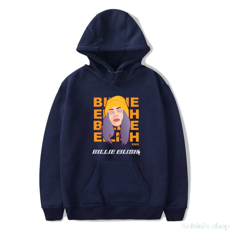 Billie eilish пальто Модная толстовка для мальчиков хип хоп осенняя одежда девочек с