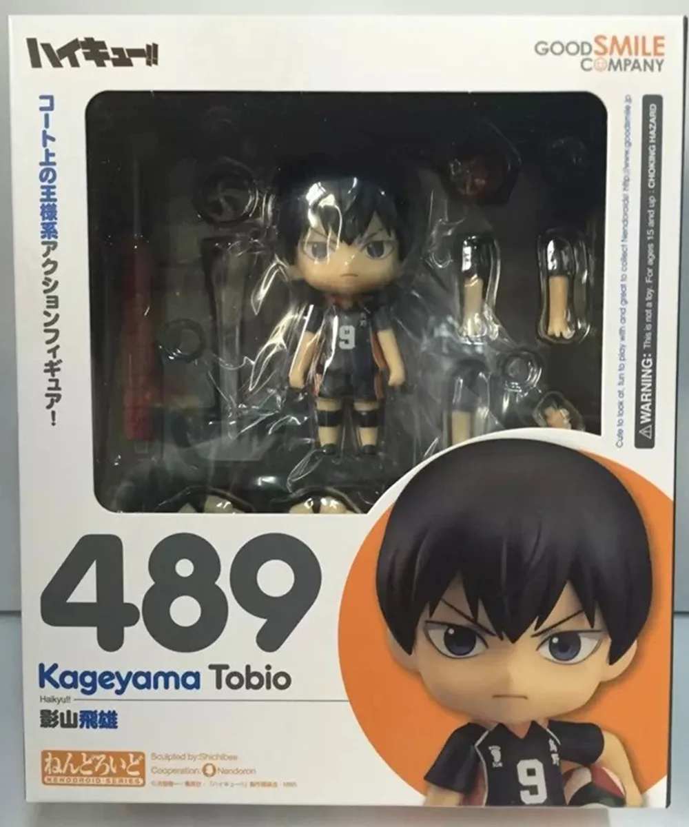 Haikyu Аниме Nendoroid Хината Shoyo#461 kageyama tobio#489 фигурки милые коллектора игрушки Brinquedos кукла-спортсмен фигурка