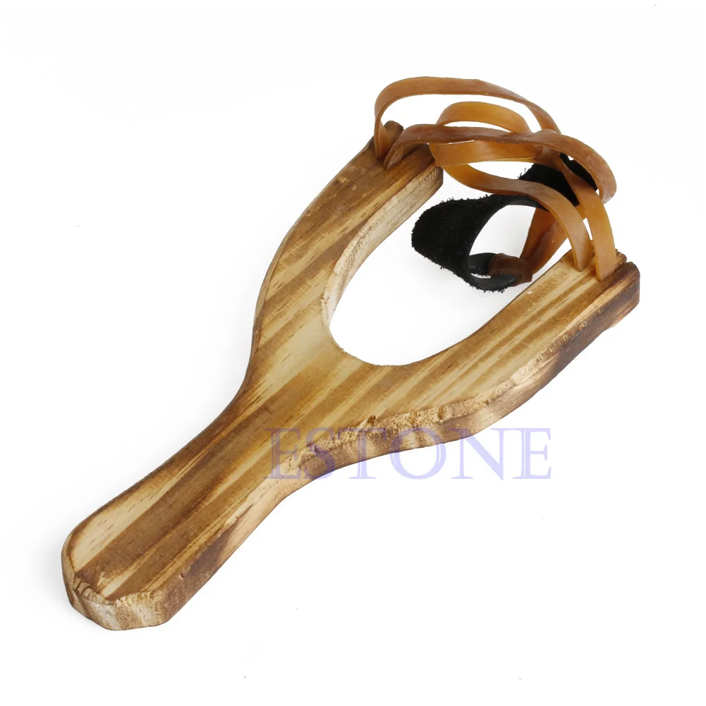 

New Hot Style Wood Slingshot Wooden Traditional Toy Wooden Sling Shot